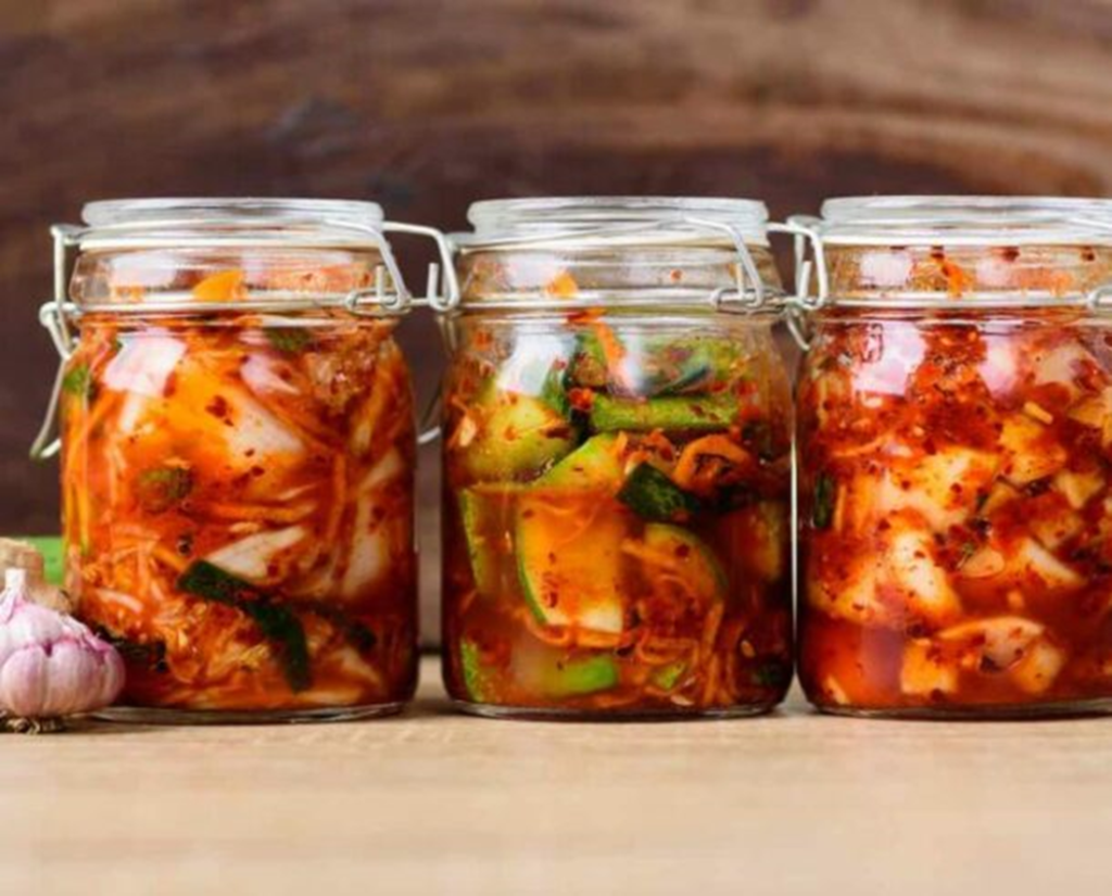 How is kimchi made? 